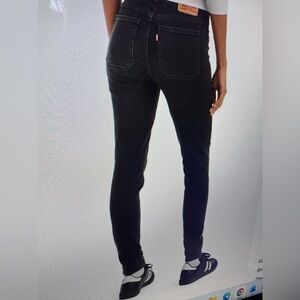 Levi's Women's Black Jeans 721 Utility Skinny 29 x 30